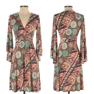 Veronica M. Paisley Boho Dress
